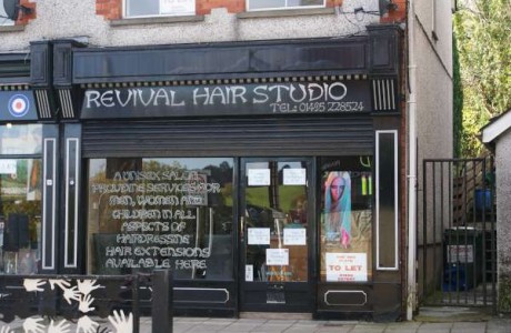 Revival Hair Studio shop front in Blackwood
