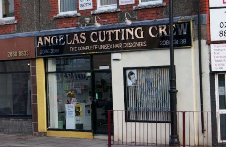 Angela's cutting crew hair salon Caerphilly