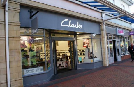 Clarks shoe shop Caerphilly
