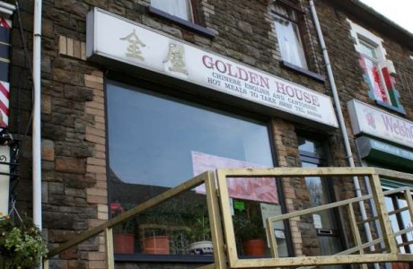 Golden House Chinese takeaway, Caerphilly