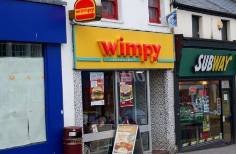 Wimpy restaurant in Caerphilly